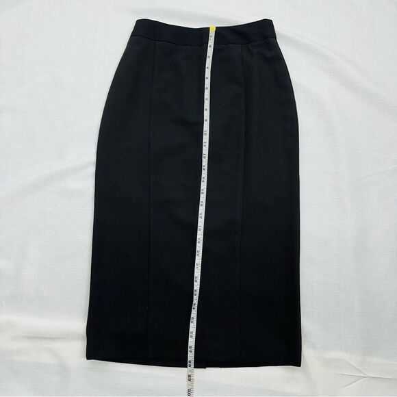 asos size 2 Black Lined Midi Skirt NEW with tags - Picture 8 of 14